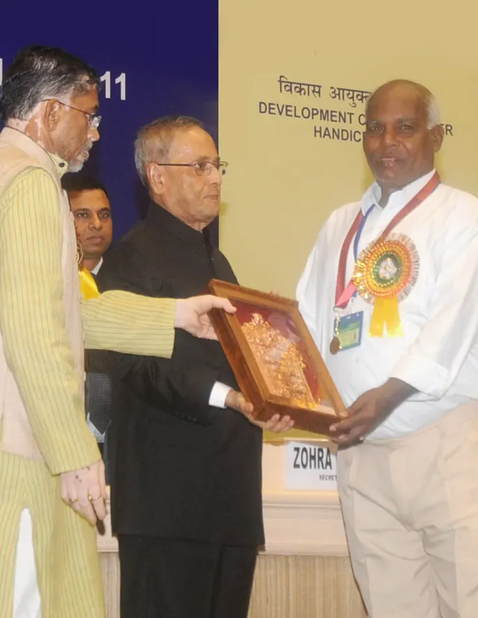 Portrait of Babu Ram Yadav: Continuing the Legacy of Handcrafted Copper and Brass Art Ware